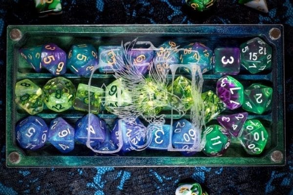 Looking Glass XL Druid on Moss Dice Box TTRPG Accessory