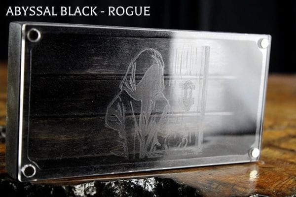 Looking Glass XL Abyssal Black Rogue Dice Box TTRPG Accessory