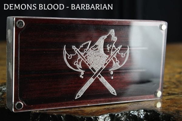 Looking Glass XL Demons Blood Barbarian Dice Box TTRPG Accessory