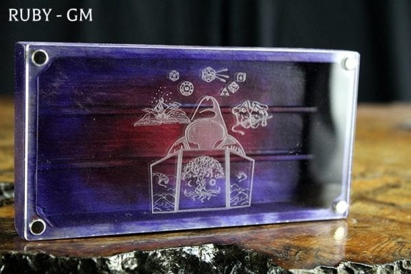 Looking Glass XL Ruby Game Master Dice Box TTRPG Accessory