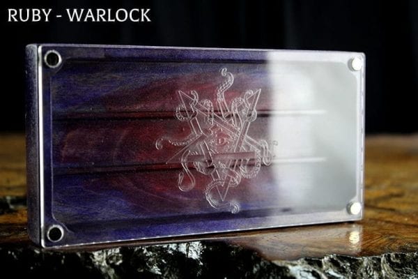 Looking Glass XL Ruby Warlock Dice Box TTRPG Accessory