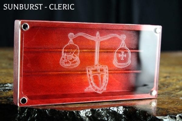 Looking Glass XL Sunburst Cleric Dice Box TTRPG Accessory