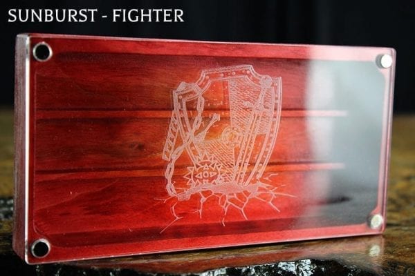 Looking Glass XL Sunburst Fighter Dice Box TTRPG Accessory