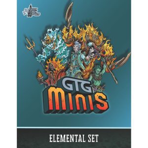 Geek Tank Games Miniatures Elemental Set Tabletop Game TTRPG.