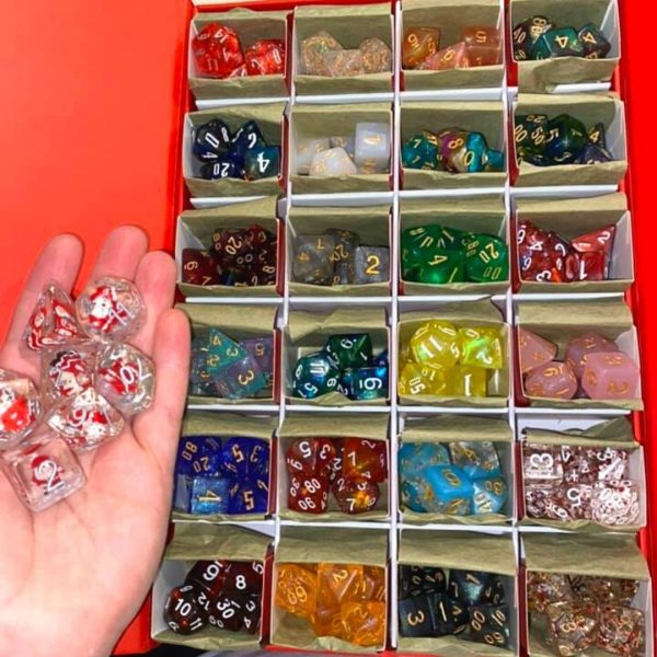 Meeples & Dragons Dice Advent Calendar Full Contents