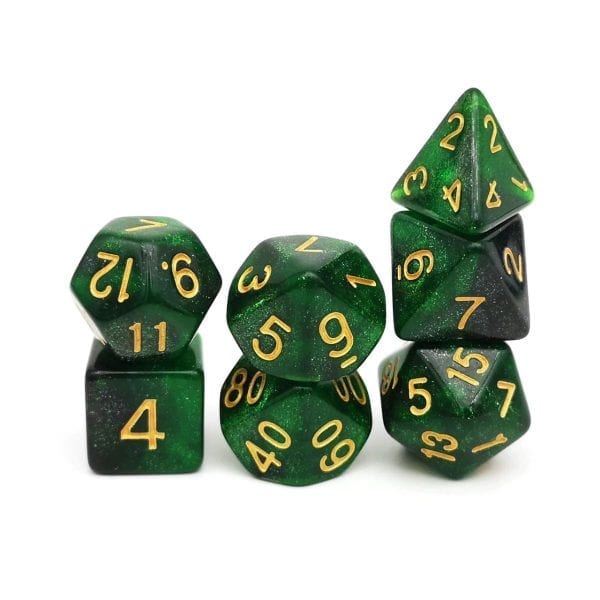 Whispering Darkness Acrylic Dice TTRPG Accessory