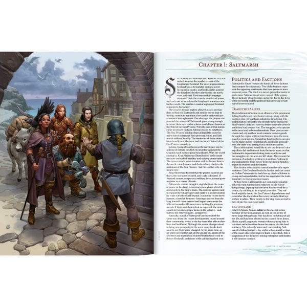 Dungeons & Dragons D&D Ghosts of Saltmarsh Page 6 Tabletop Role Playing Game TTRPG
