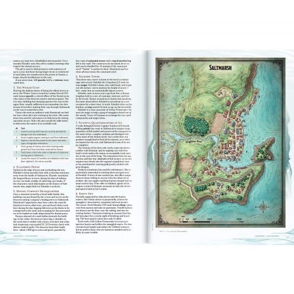 Dungeons & Dragons D&D Ghosts of Saltmarsh Page 14 Tabletop Role Playing Game TTRPG