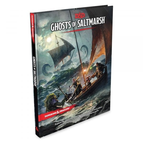 Dungeons & Dragons D&D Ghosts of Saltmarsh Cover Tabletop Role Playing Game TTRPG