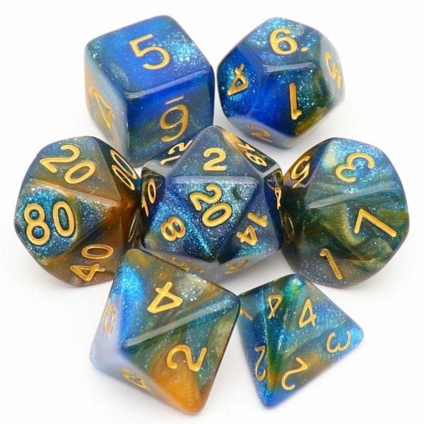 Circle of Power Acrylic Dice TTRPG Accessory