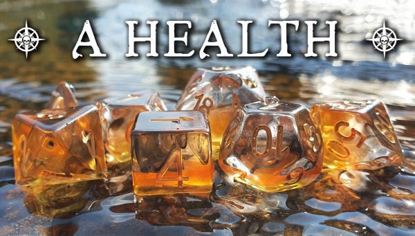 Lindorm Dice A Health Polyhedral Dice TTRPG Accessory