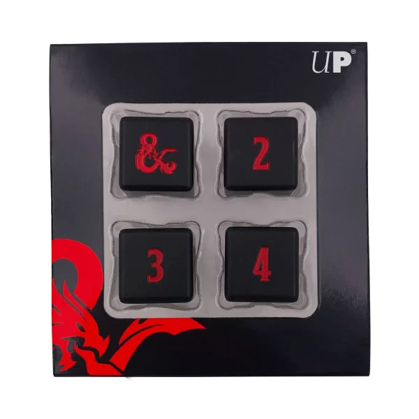 Dungeons & Dragons D&D Ultrapro Heavy Metal D6 Set Tabletop Role Playing Game TTRPG Accessory