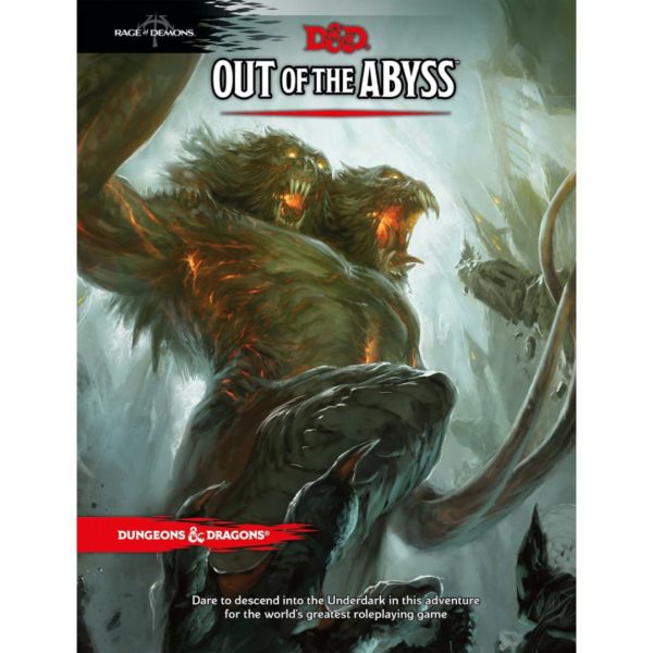 Dungeons & Dragons D&D Rage of Demons Out of the Abyss Tabletop Game TTRPG.