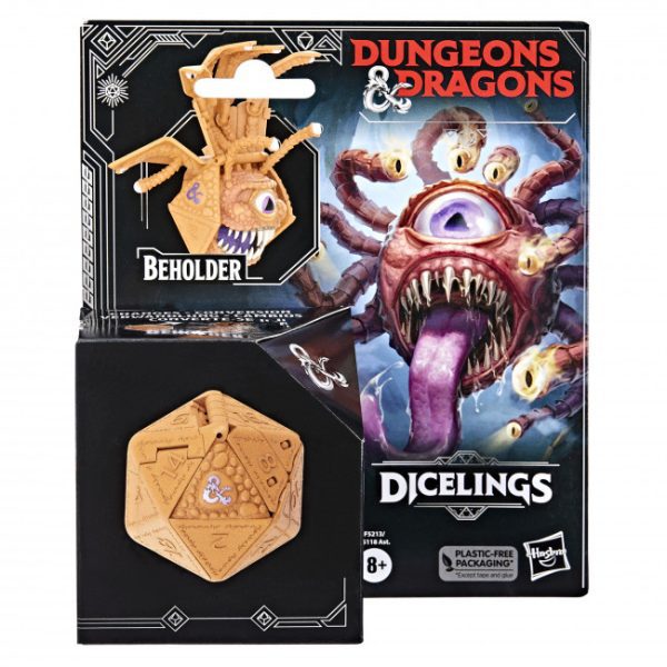 Dungeons & Dragons D&D Honor Among Thieves Dicelings Orange Beholder TTRPG Collectible