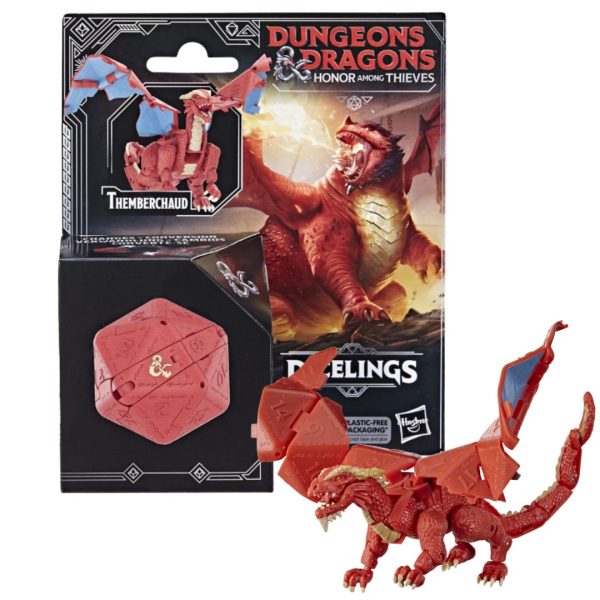 Dungeons & Dragons D&D Honor Among Thieves Dicelings Red Dragon TTRPG Collectible