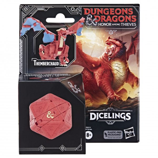 Dungeons & Dragons D&D Honor Among Thieves Dicelings Red Dragon TTRPG Collectible