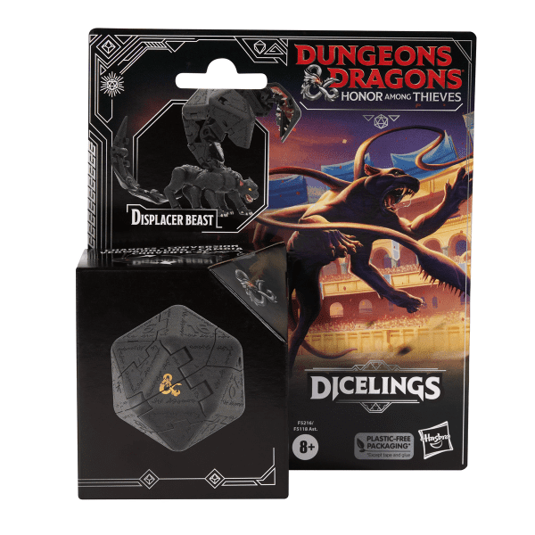 Dungeons & Dragons D&D Honor Among Thieves Dicelings Displacer Beast TTRPG Collectible