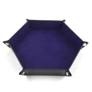 Dark Purple Hexagon Dice Tray