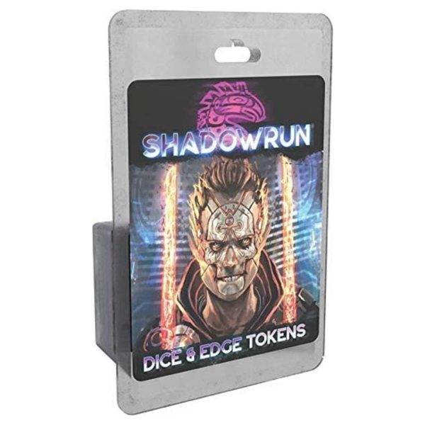 Shadowrun 6th World Dice & Edge Tokens Tabletop Game TTRPG.