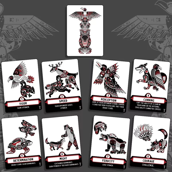 Totemic 1 & 2 Player Board Game