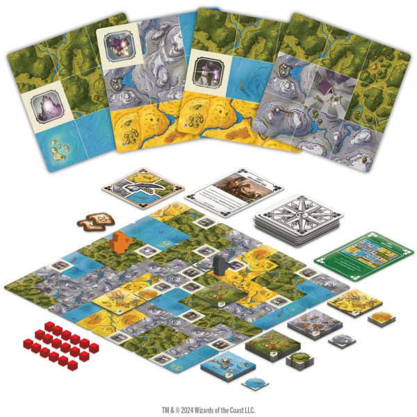 Dungeons & Dragons D&D Edge of Realms Fields of Faerûn Board Game.