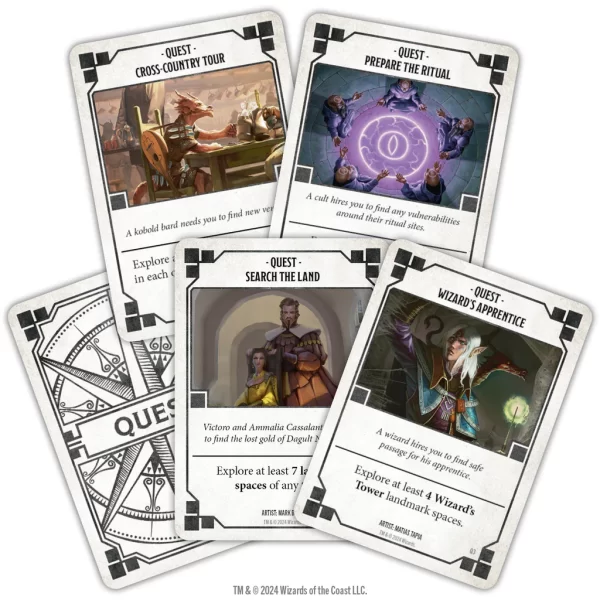 Dungeons & Dragons D&D Edge of Realms Fields of Faerûn Board Game.