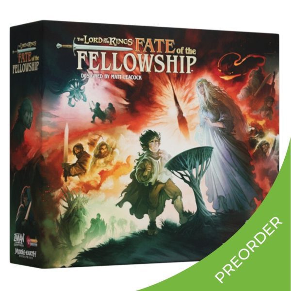 Lord of the Rings Fate of the Fellowship Panedmic System Board Game