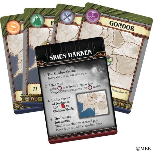 Lord of the Rings Fate of the Fellowship Panedmic System Board Game