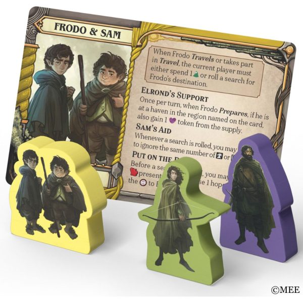 Lord of the Rings Fate of the Fellowship Panedmic System Board Game