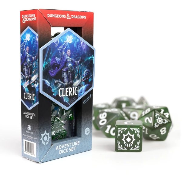 Sirius Dice Dungeons & Dragons Adventure Dice Cleric Green