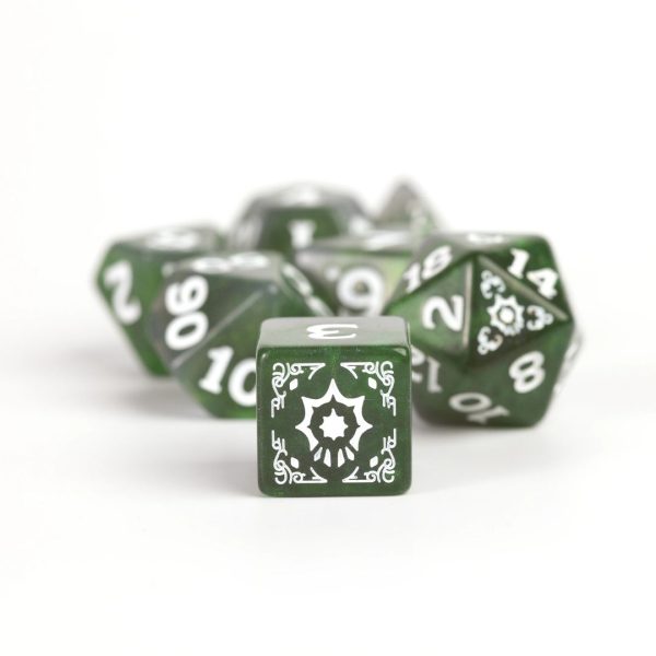 Sirius Dice Dungeons & Dragons Adventure Dice Cleric Green