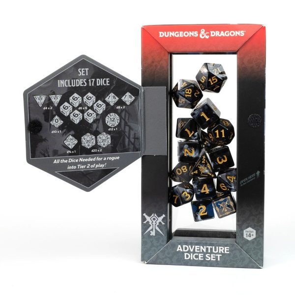 Dungeons & Dragons Adventure Dice - Rogue | Black - Image 2