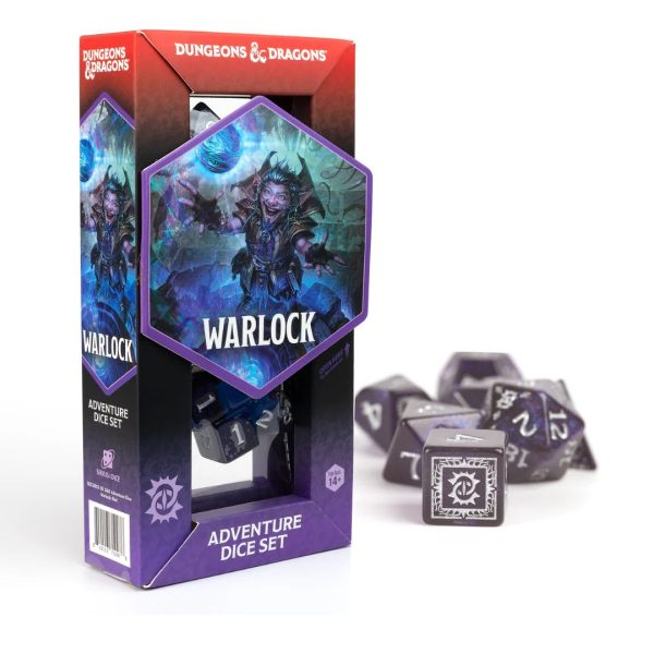 Sirius Dice Dungeons & Dragons Adventure Dice Warlock Purple