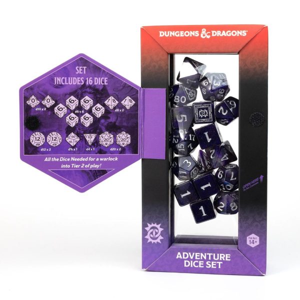 Sirius Dice Dungeons & Dragons Adventure Dice Warlock Purple