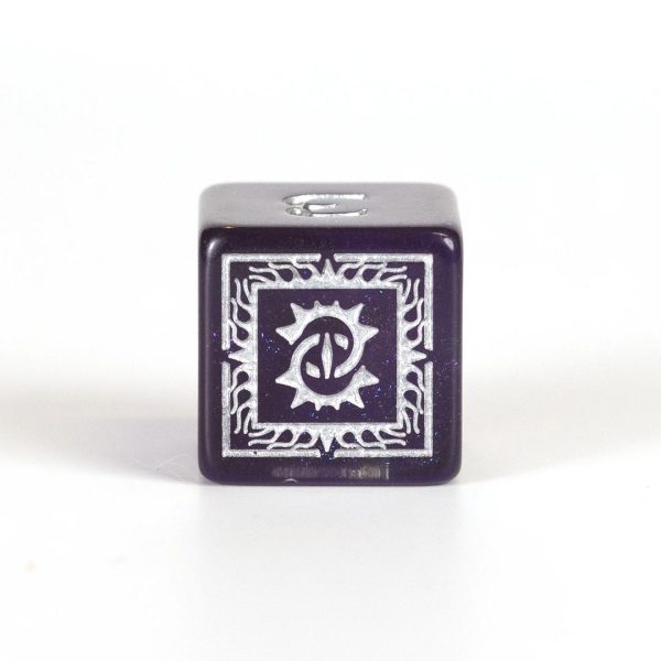 Sirius Dice Dungeons & Dragons Adventure Dice Warlock Purple